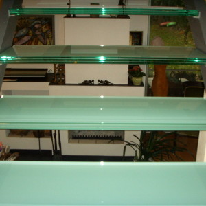 Glasstufentreppe in Caputh