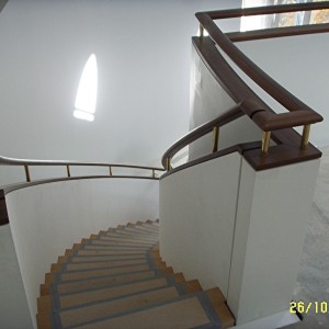 Treppe in einem Münchener Büro- und Geschäftshaus